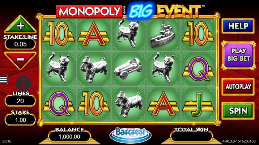 Monopoly Big Event da Barcrest